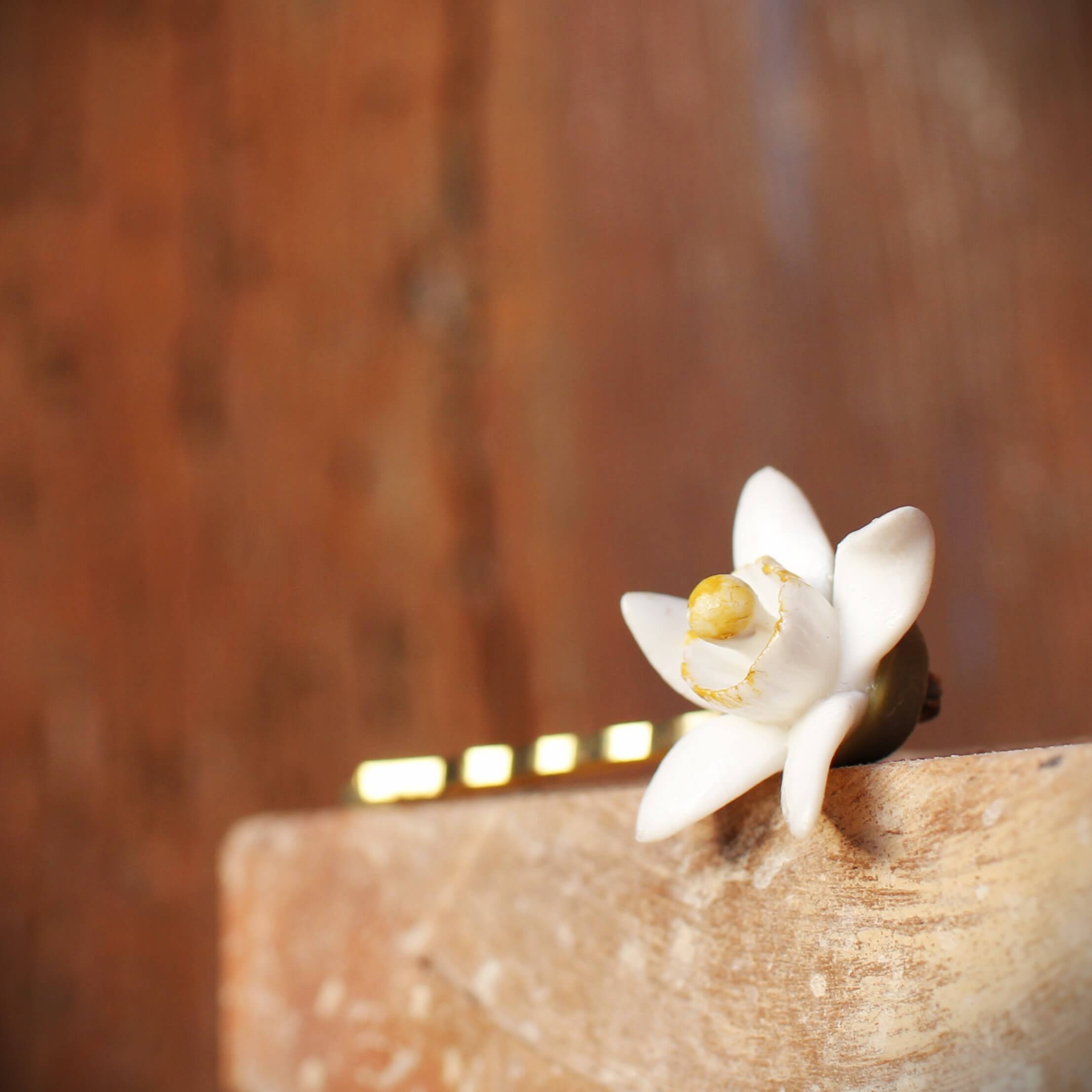 Ganxet amb flor de taronger
