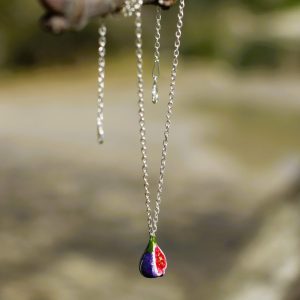 Figueta en cadena de plata 925